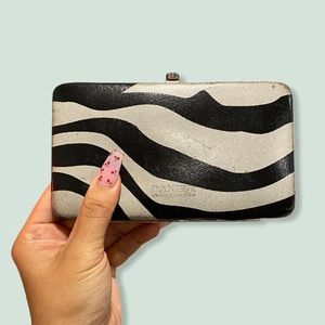 DANIER | LEATHER ZEBRA PRINT WALLET